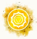 Manipura chakra symbol Royalty Free Stock Photo