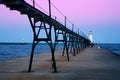 Manistee North Pierhead Lighthouse Royalty Free Stock Photo