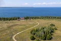 Manitoulin Island, Ontario, Canada - August 2, 2021: View of a homestead on Manitoulin Island on a summer day in Canada