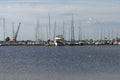 Manitowoc,WI/USA 08/01/2020: Harbor on the lake Michigan Royalty Free Stock Photo