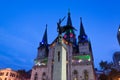 Manizales Cathedral at Night