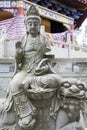 Bodhisattva Manjusri-Stone statue Royalty Free Stock Photo