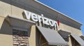 Mankato, Minnesota 6-23-2021 - Verizon store sign