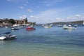 MANLY, AUSTALIA-DECEMBER 08 2013: Boats moored in Manly Cove. Ma