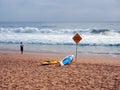 Manly Beach Closed For Heavy Surf, Australia