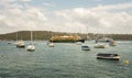 Manly Ferries entering the harbour.