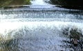 Manmade Flowing Waterfall Closeup Background