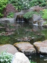 Manmade Waterfall outdoors