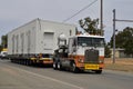 Australia, South Australia, oversize transport Royalty Free Stock Photo
