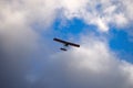 Ultralight aircraft in the sky Royalty Free Stock Photo