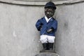 Manneken Pis as Rider of the Cercle Royal de Oxer Royalty Free Stock Photo