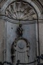 Manneken Pis, bronze sculpture in Brussels, Belgium Royalty Free Stock Photo