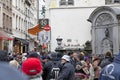 Manneken Pis - famous statue in Brussels