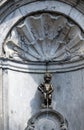 Manneken Pis (Little man Pee) in Brussels, Belgium Royalty Free Stock Photo