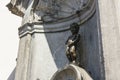 Manneken Pis sculpture in Brussels, Belgium Royalty Free Stock Photo