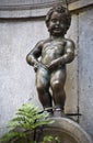 Manneken Pis (Peeing Boy) in Brussels Royalty Free Stock Photo