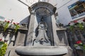 Manneken Pis sculpture in Brussels, Belgium Royalty Free Stock Photo