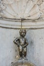 Manneken Pis sculpture in Brussels, Belgium Royalty Free Stock Photo