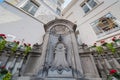 Manneken Pis sculpture in Brussels, Belgium Royalty Free Stock Photo