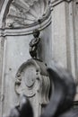 Manneken Pis statue in Brussels, Belgium