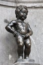 The Mannekin Pis in Brussels Royalty Free Stock Photo