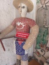 mannequin, art, costume, teddy, teddy bear, sombrero, hammer, toyshop