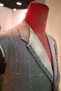 Mannequin with basted  jacket by a tailor Royalty Free Stock Photo