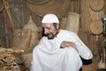 Mannequin Belonger (Bedouin). Dubai museum, United Arab Emirates