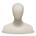 mannequin bust and head Royalty Free Stock Photo