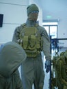 Mannequin dressed in tactical clothing. Plate Carrier