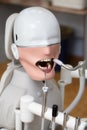 Mannequin or dummy for dentist students training in dental faculties