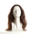 Mannequin Female Head with Wig Royalty Free Stock Photo