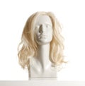 Mannequin Female Head with Wig Royalty Free Stock Photo