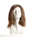 Mannequin Female Head with Wig Royalty Free Stock Photo