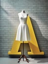 Mannequin in an A-line Dress