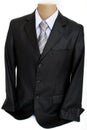 Mannequin with Male Formal Suit, Isolated on White Background Royalty Free Stock Photo