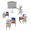 Mannequin teaching in in classroom