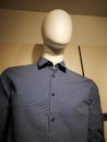 Mannequin men in shirt and white head