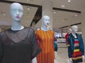 Mannequins In Clothing Stores with the spring fashion Royalty Free Stock Photo