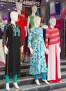 Mannequins dressed in latest Indian fashion dress