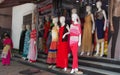 Mannequins dressed in latest Indian fashion dress