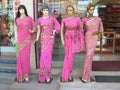 Mannequins dressed in latest Indian fashion dress for women