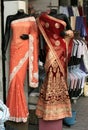 Mannequins dressed in latest Indian fashion