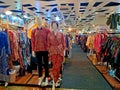 Mannequins and fashion arrangement in the batik fashion store