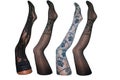 Mannequins female legs in various stockings
