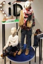 Mannequins in kids clothing store