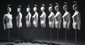 Mannequins made of artificial material,Generated by AI