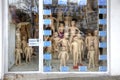 Mannequins in shop window Royalty Free Stock Photo