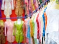 Mannequins wearing beautiful traditional ''Kebaya'