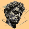 Mannerism Vector Contemporary Art With Pensive Portraiture And Strong Facial Expression